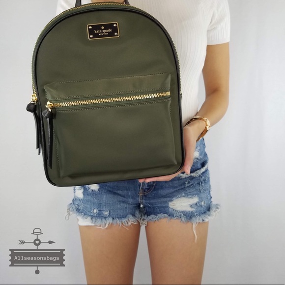 Kate spade Wilson Bradley road backpack evergreen - Picture 2 of 7